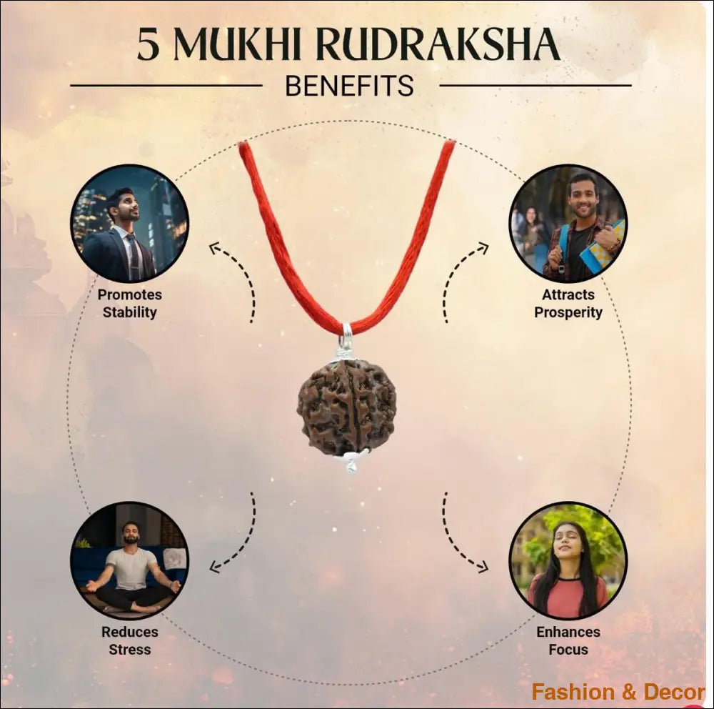 5 Mukhi Rudraksha With Bracelet Holistic Wellness