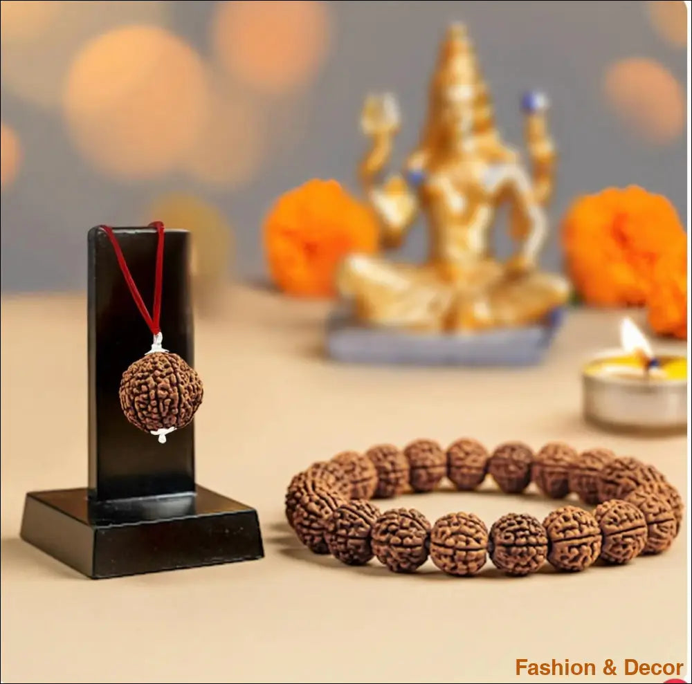 5 Mukhi Rudraksha With Bracelet Holistic Wellness